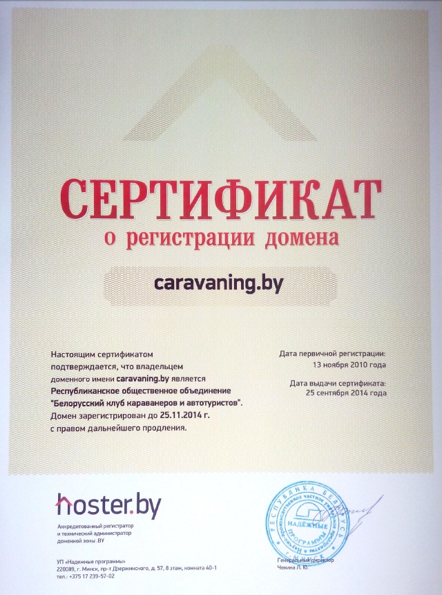 Сертификат Опционах